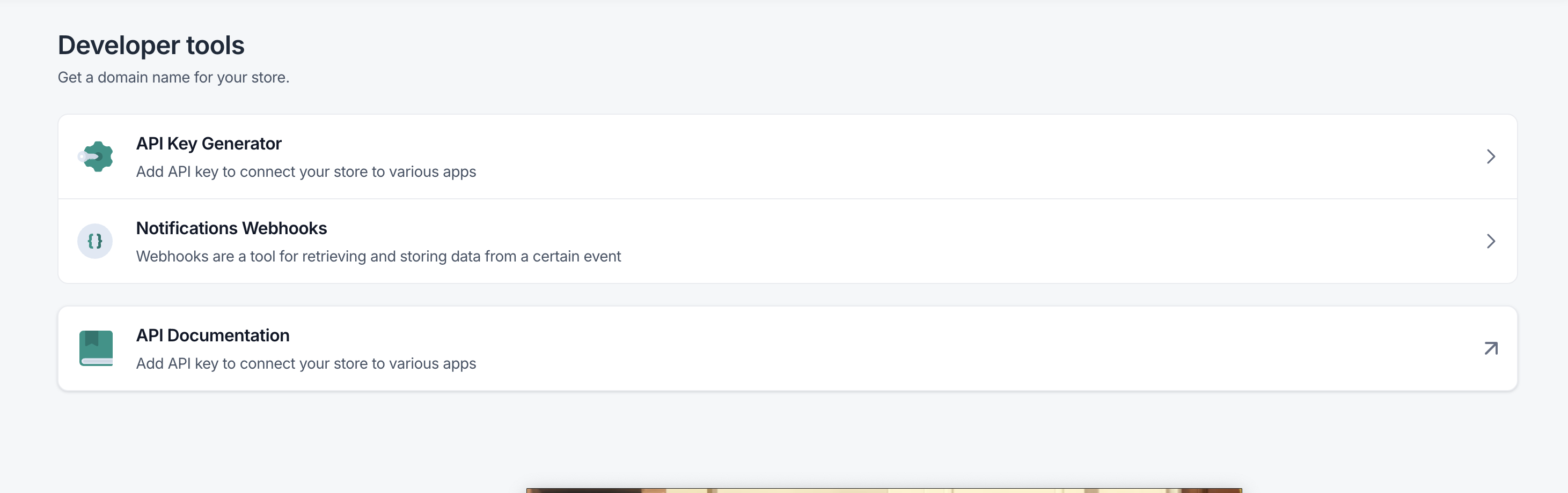Access & Permissions Menu